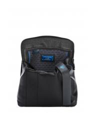 PIQUADRO PULSE Sac en cuir Noir - Sacs en Bandouli&egrave;res pour Homme - 4