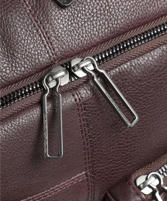 RONNIE Sac à dos pour ordinateur portable 14 ", en cuir MARRON - Sacs à dos pour ordinateur portable