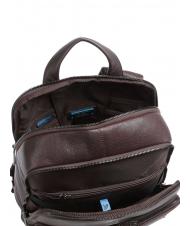 PIQUADRO RONNIE Sac à dos pour ordinateur portable 14 ", en cuir MARRON - Sacs à dos pour ordinateur portable - 4