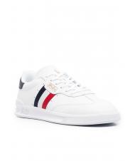 RALPH LAUREN HTR AREA Basket en cuir blanc / rouge / bleu - Chaussures Homme - 3