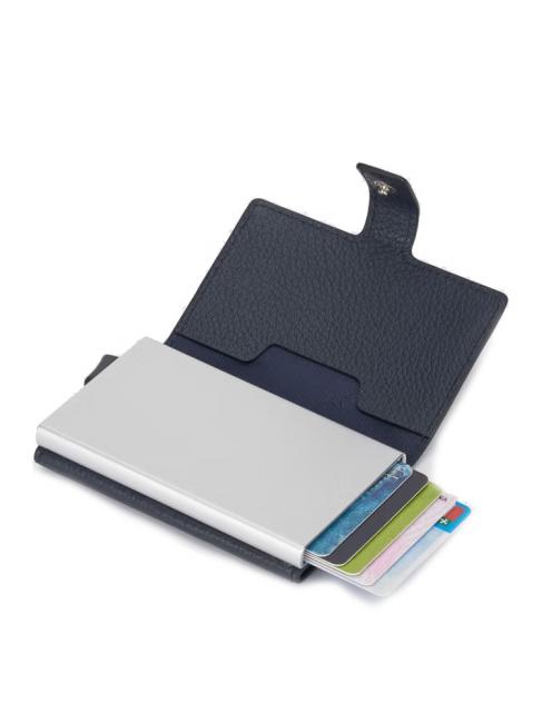 MODUS RESTYLG Porte-cartes de crédit en cuir bleu - Portefeuilles Homme