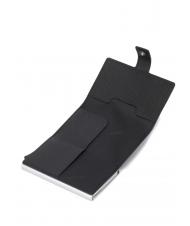 PIQUADRO MODUS RESTYLG Porte-cartes de crédit en cuir Noir - Portefeuilles Homme - 3