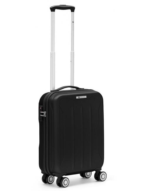 FLIGHT Ensemble de 3 chariots &agrave; bagages &agrave; main, moyen, grand Noir - Ensemble Valises
