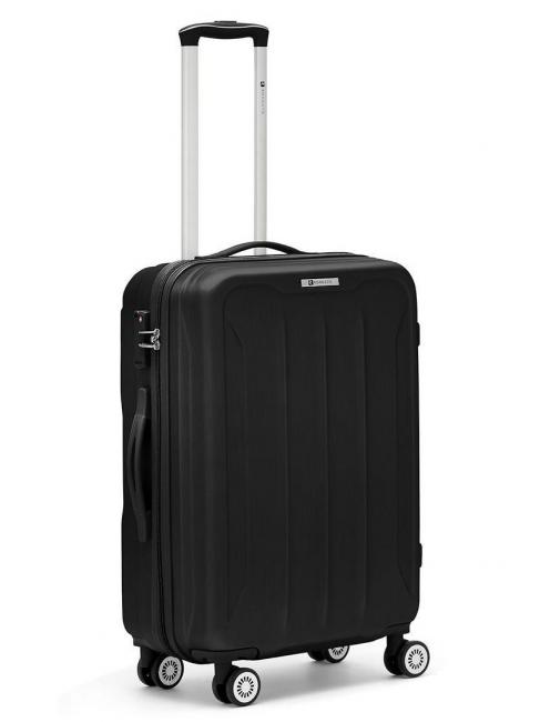 FLIGHT Ensemble de 3 chariots &agrave; bagages &agrave; main, moyen, grand Noir - Ensemble Valises