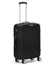 R RONCATO FLIGHT Ensemble de 3 chariots &agrave; bagages &agrave; main, moyen, grand Noir - Ensemble Valises - 4