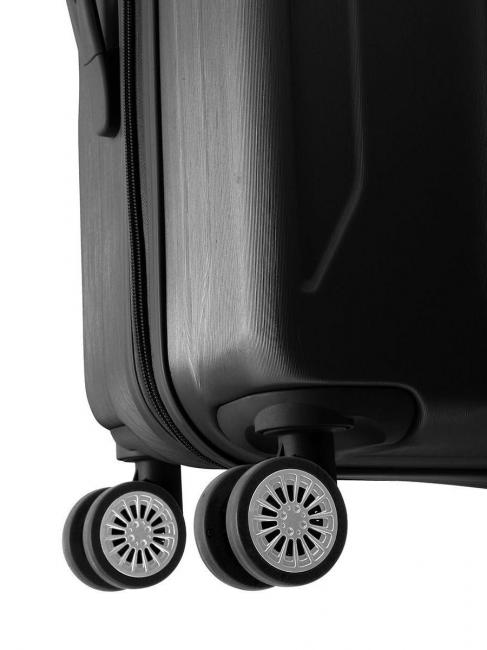 FLIGHT Ensemble de 3 chariots &agrave; bagages &agrave; main, moyen, grand Noir - Ensemble Valises