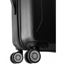 R RONCATO FLIGHT Ensemble de 3 chariots &agrave; bagages &agrave; main, moyen, grand Noir - Ensemble Valises - 7