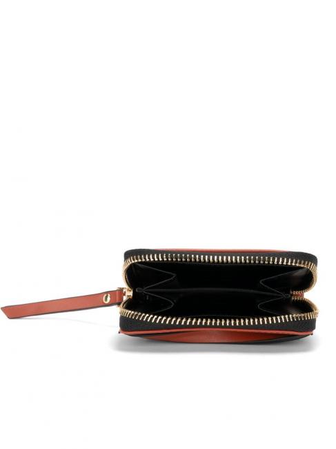 WAVES Petit portefeuille avec fermeture &eacute;clair brique - Portefeuilles Femme