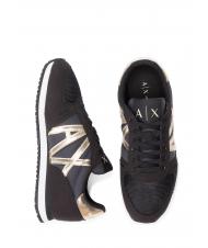 ARMANI EXCHANGE RIO Baskets noir / or - Chaussures Femme - 4