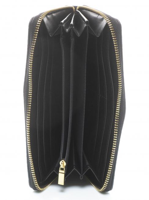 EBA Portefeuille zipp&eacute; le noir - Portefeuilles Femme