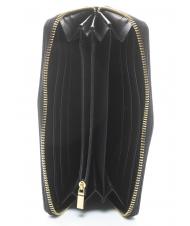 ERMANNO SCERVINO EBA Portefeuille zipp&eacute; le noir - Portefeuilles Femme - 2