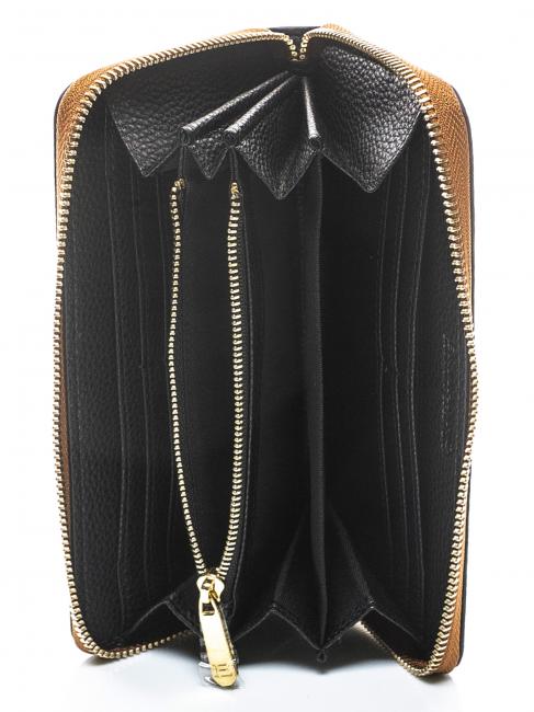 GIOVANNA Portefeuille zipp&eacute; bronzer - Portefeuilles Femme