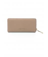 ERMANNO SCERVINO EBA Portefeuille zipp&eacute; taupe - Portefeuilles Femme - 3