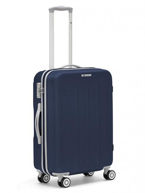 FLIGHT Ensemble de 3 chariots &agrave; bagages &agrave; main, moyen, grand nuit bleue - Ensemble Valises