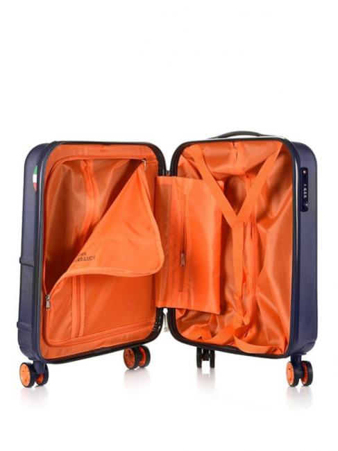 FORCE Chariot &agrave; bagages &agrave; main bleu - Valises cabine