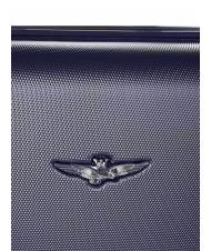 AERONAUTICA MILITARE FORCE Chariot &agrave; bagages &agrave; main bleu - Valises cabine - 6