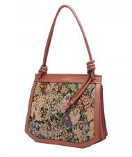 COCCINELLE ALLURE Tapestry Sac &agrave; bandouli&egrave;re avec broderie en tissu mult.almo / cinna - Sacs pour Femme - 2