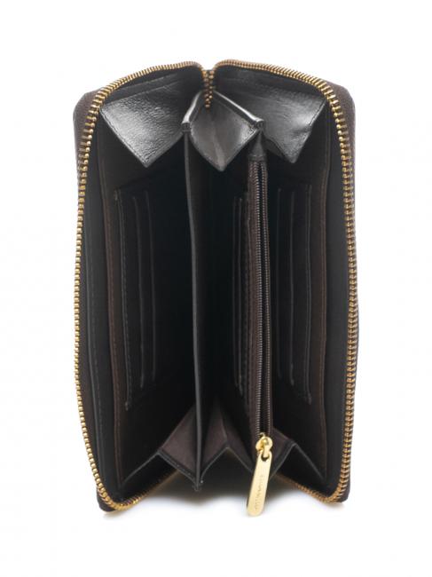 Portafoglio grande zip around in pelle  t.moro - Portefeuilles Femme