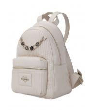 LOVE MOSCHINO CHARM Sac &agrave; dos avec cha&icirc;ne Ivoire - Sacs pour Femme - 2