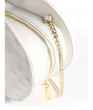 LOVE MOSCHINO Borsa a cuore con tracolla catena  blanche - Sacs pour Femme - 3