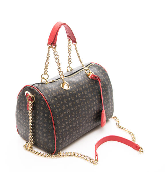 Heritage Classic Sac a main bowling avec bandoulière laque noire - Sacs pour Femme