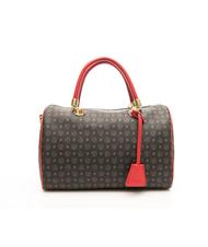 POLLINI Heritage Classic Sac a main bowling avec bandoulière laque noire - Sacs pour Femme - 3