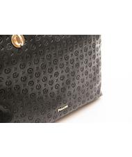 POLLINI Embossed Heritage Sac port&eacute; &eacute;paule Noir - Sacs pour Femme - 4
