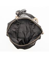 POLLINI Embossed Heritage Sac port&eacute; &eacute;paule Noir - Sacs pour Femme - 5
