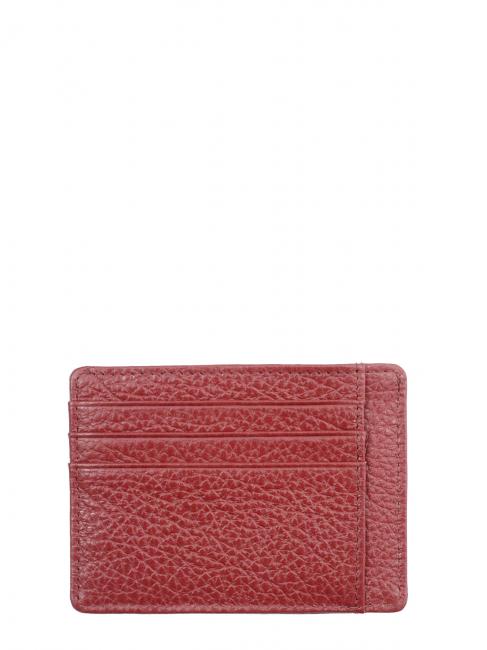TIFFANY  Porte-cartes en cuir rouge - Portefeuilles Homme