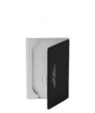 SPALDING Porta Biglietti da Visita En cuir et aluminium noir - Portefeuilles Homme - 2
