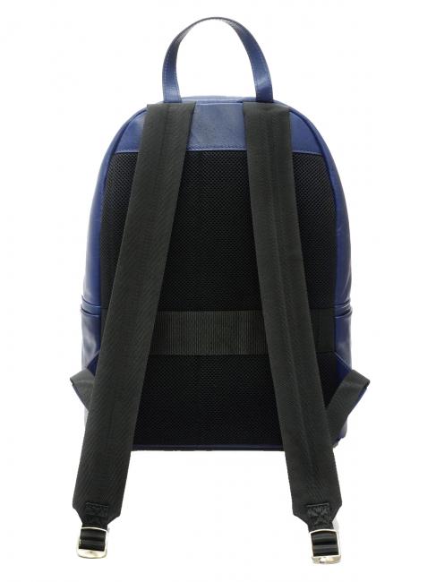 SOFT TECH Sac &agrave; dos pour ordinateur portable 14 ", en cuir bleu - Sacs &agrave; dos pour ordinateur portable