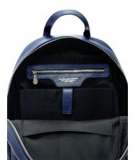 SPALDING SOFT TECH Sac &agrave; dos pour ordinateur portable 14 ", en cuir bleu - Sacs &agrave; dos pour ordinateur portable - 4