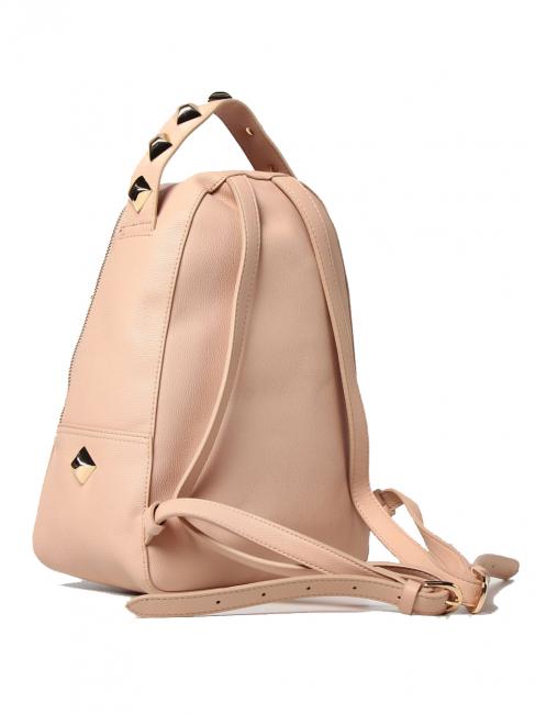 SQUARED STUDS Sac &agrave; dos avec clous et zip sable cubain - Sacs pour Femme