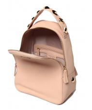 TWINSET SQUARED STUDS Sac &agrave; dos avec clous et zip sable cubain - Sacs pour Femme - 4