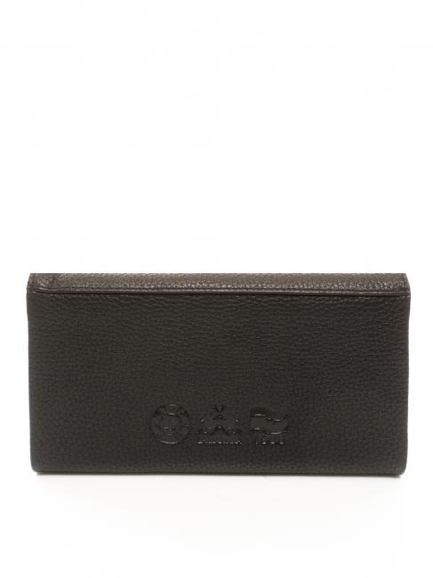 HERITAGE Portefeuille continental en cuir noir - Portefeuilles Femme