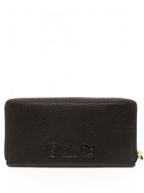 HERITAGE Portefeuille cuir femme noir - Portefeuilles Femme