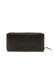 LA MARTINA HERITAGE Portefeuille en cuir zipp&eacute; noir - Portefeuilles Femme - 3