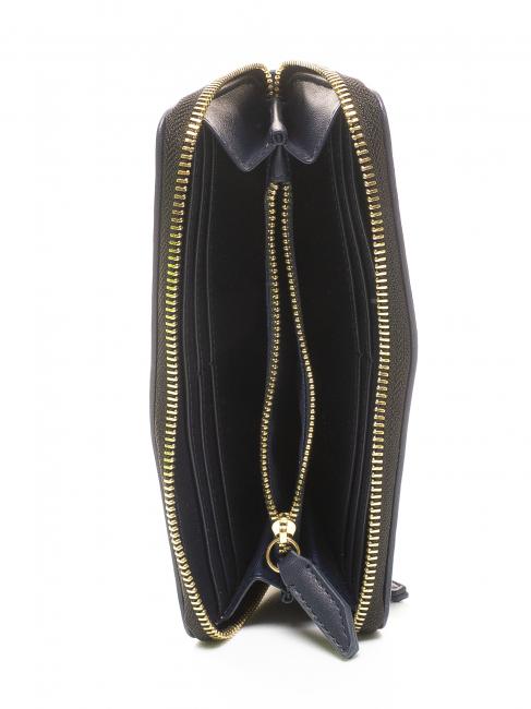 GERALDINA Portefeuille zipp&eacute; noir - Portefeuilles Femme