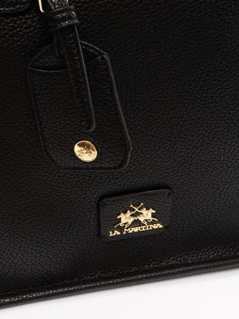 HERITAGE Sac shopping &agrave; bandouli&egrave;re noir - Sacs pour Femme