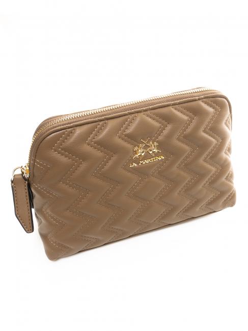 ANGELINA Pochette &agrave; main taupe - Sacs pour Femme