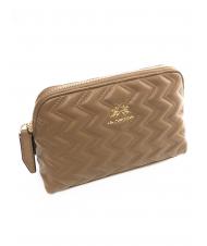 LA MARTINA ANGELINA Pochette &agrave; main taupe - Sacs pour Femme - 2