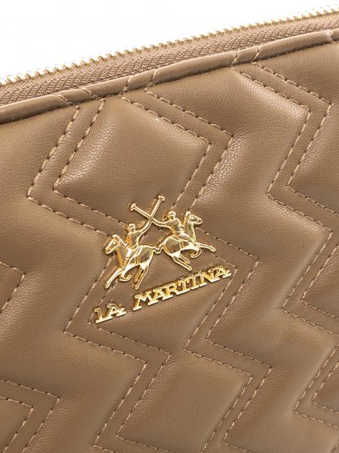 ANGELINA Pochette &agrave; main taupe - Sacs pour Femme