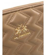LA MARTINA ANGELINA Pochette &agrave; main taupe - Sacs pour Femme - 3