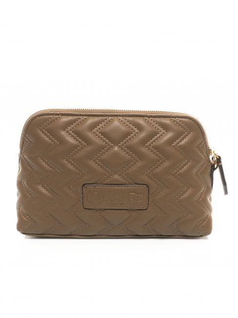ANGELINA Pochette &agrave; main taupe - Sacs pour Femme