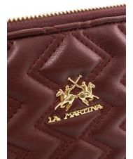 LA MARTINA ANGELINA Pochette &agrave; main Bourgogne - Sacs pour Femme - 4