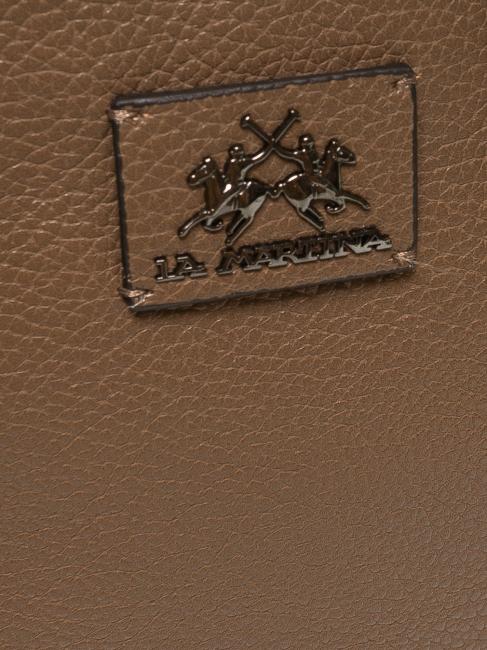 ALE Sac &agrave; main, avec bandouli&egrave;re taupe - Sacs pour Femme