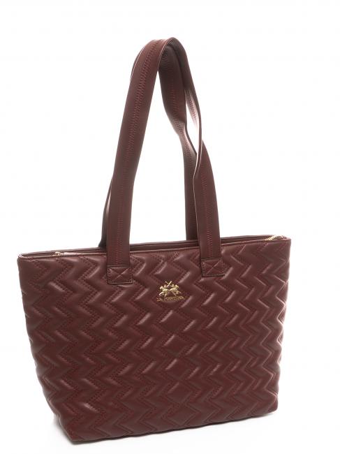 ANGELINA Sac de courses Bourgogne - Sacs pour Femme