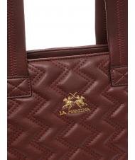 LA MARTINA ANGELINA Sac de courses Bourgogne - Sacs pour Femme - 3