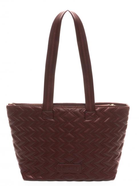 ANGELINA Sac de courses Bourgogne - Sacs pour Femme