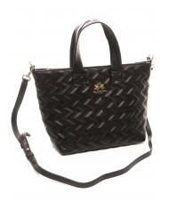 LA MARTINA ANGELINA Shopper &agrave; main, avec bandouli&egrave;re noir - Sacs pour Femme - 2